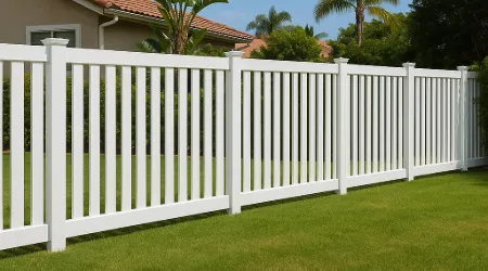 Semi-Private Vinyl Fence