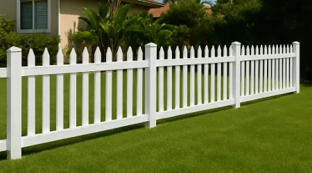 Vinyl Picket Fence